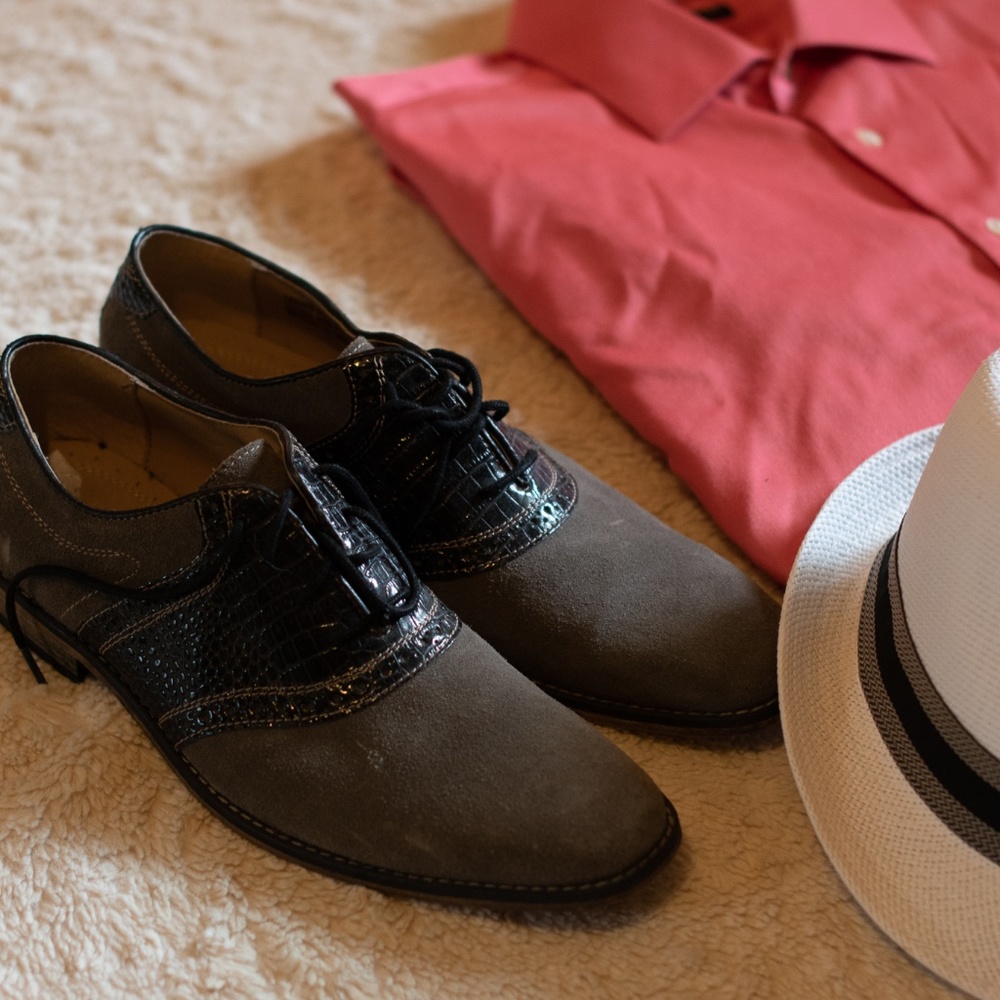 Vintage Men's Crocodile Oxfords